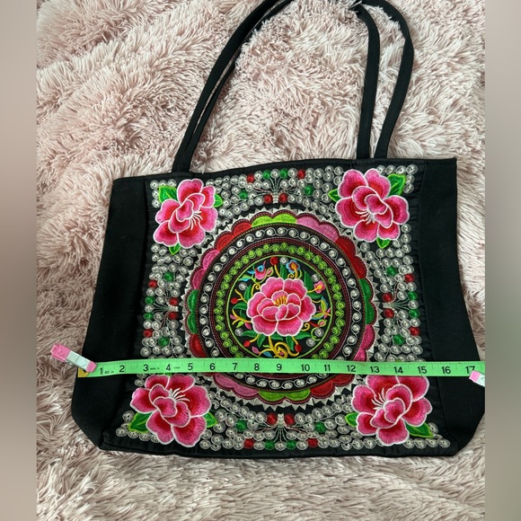 Large Embroidered Tote - Picture 5 of 7